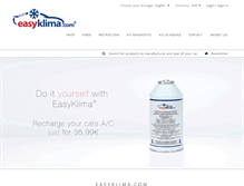 Tablet Screenshot of easyklima.com